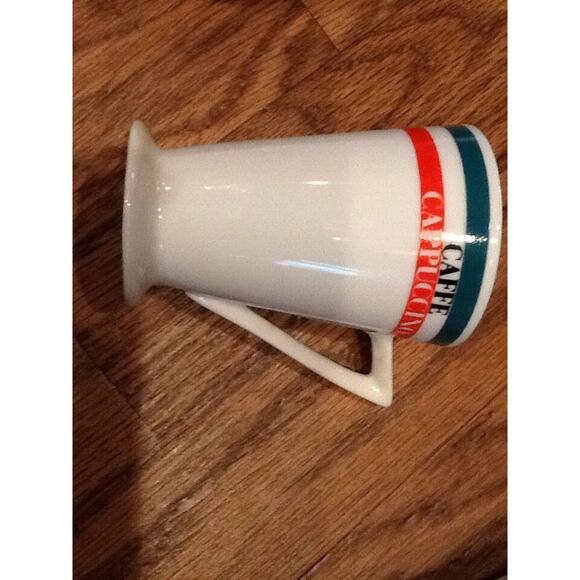 Levtov China 6 Piece Caffe cappuccino Set Cups And Saucers New - Picture 4 of 7